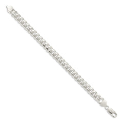 Sterling Silver 8.5mm Domed Curb Chain