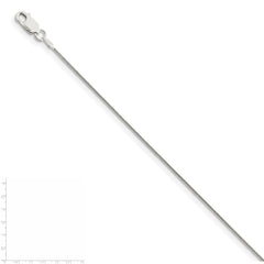 Sterling Silver .8mm Round Snake Chain