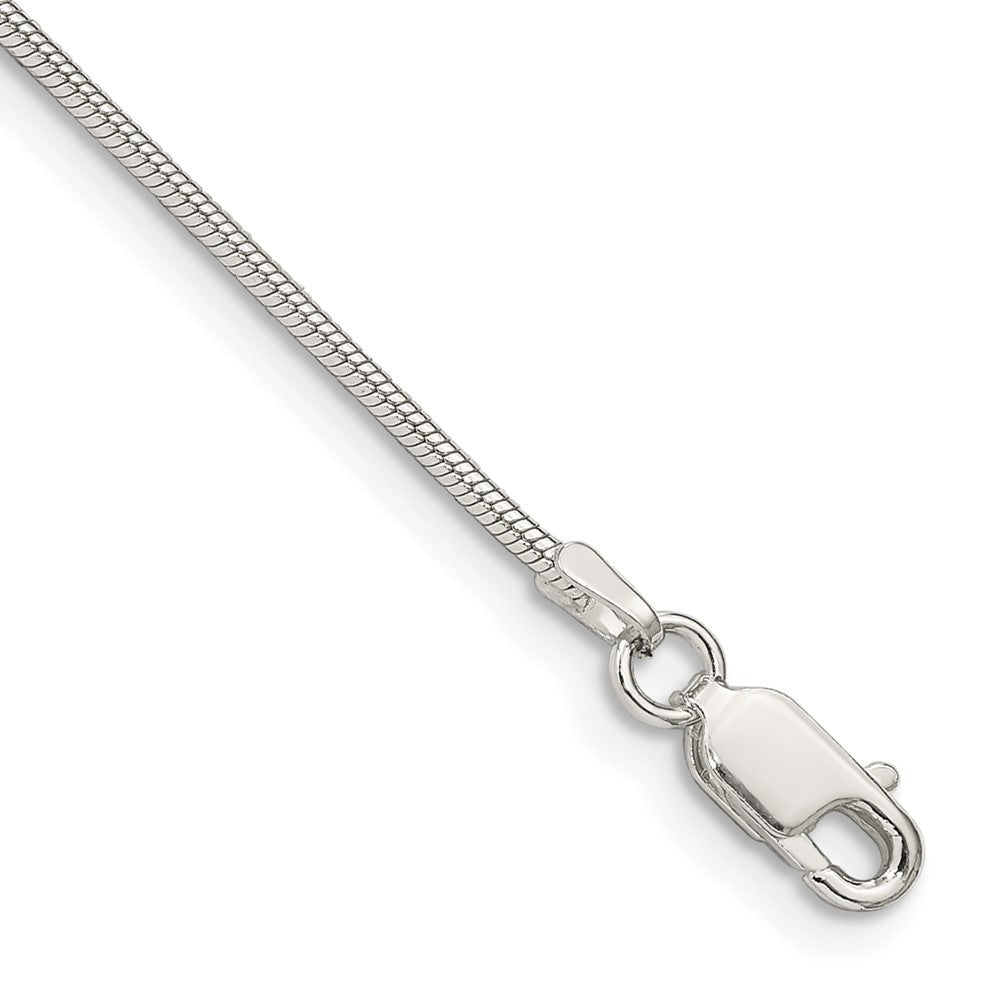 Sterling Silver 1.2mm Round Snake Chain