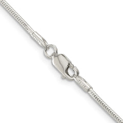 Sterling Silver 1.5mm Round Snake Chain