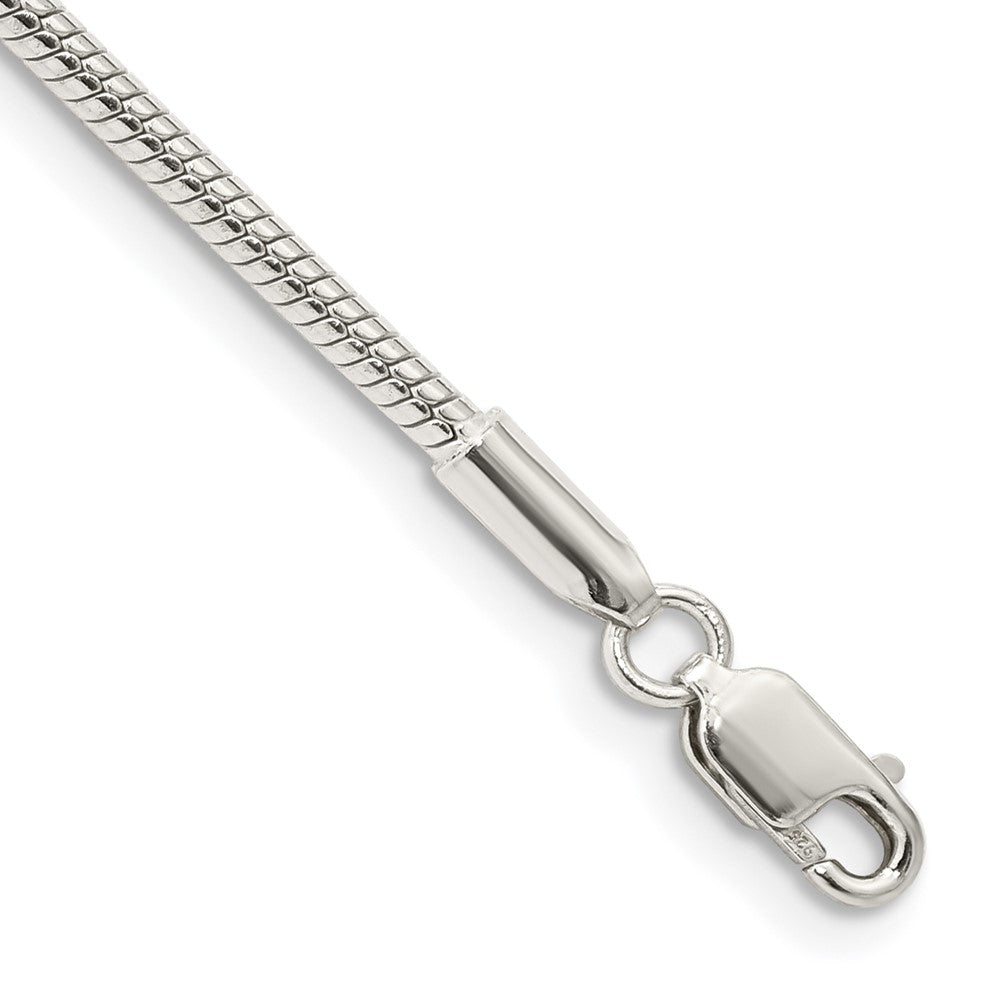 Sterling Silver 2mm Round Snake Chain