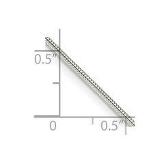 Sterling Silver 1.2mm Round Snake Chain