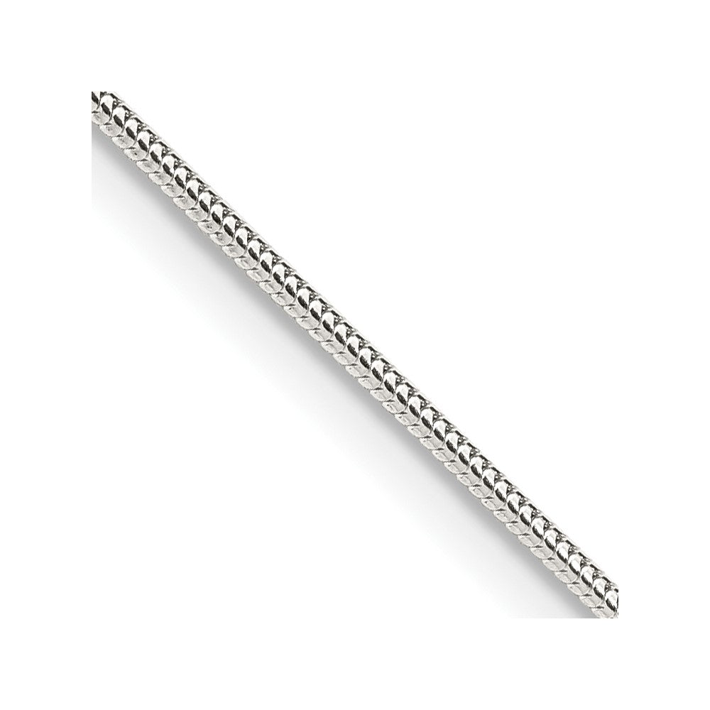 Sterling Silver 1.0mm Round Snake Chain