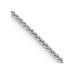 Sterling Silver 1.50mm Round Spiga Chain