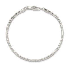 Cadena Cubetto de plata de ley de 8 mm