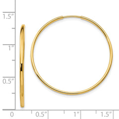 14K Yellow Gold Madi K Endless Hoop Earrings