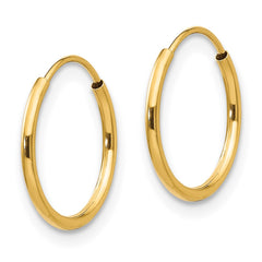 14K Yellow Gold Madi K Endless Hoop Earrings