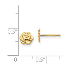 14K Yellow Gold Madi K Flower Post Earrings