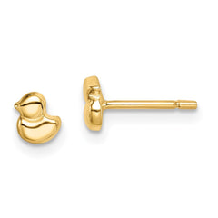 14K Yellow Gold Madi K Duck Post Earrings