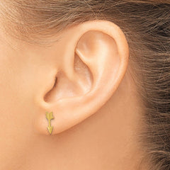 14K Yellow Gold Polished Arrow Post Earrings