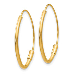14K Yellow Gold Wire Threader Earrings