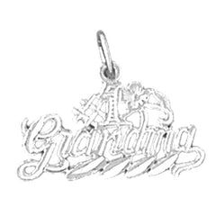 Sterling Silver #1 Grandma Pendant