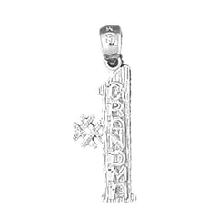 Sterling Silver #1 Grandma Pendant