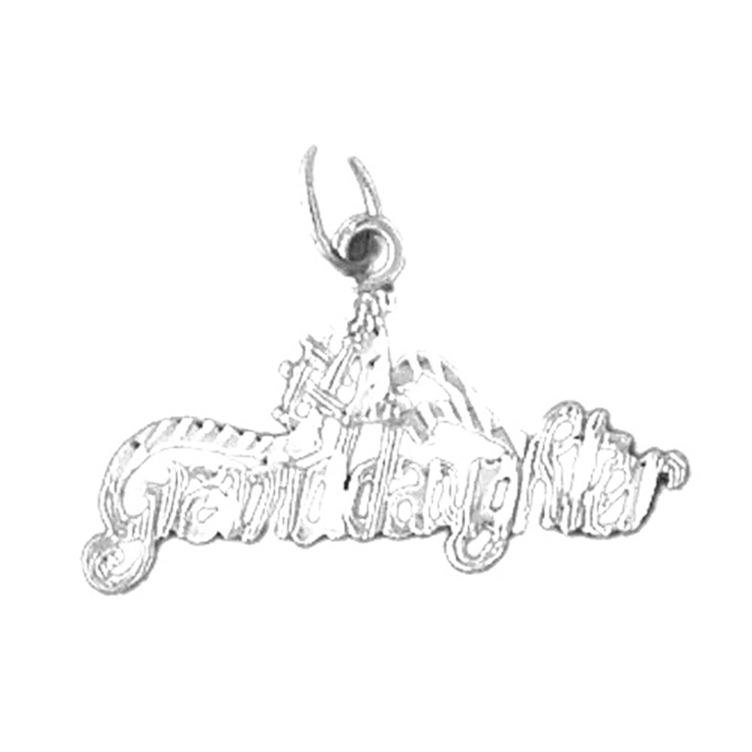 Sterling Silver #1 Grand Daughter Pendant