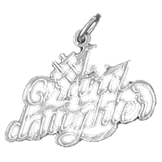 Sterling Silver #1 Grand Daughter Pendant