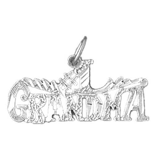 Sterling Silver #1 Grandma Pendant