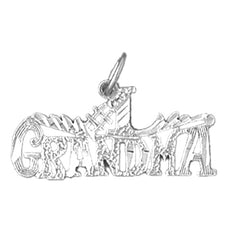 Sterling Silver #1 Grandma Pendant