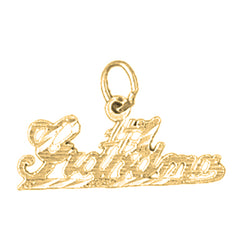 Yellow Gold-plated Silver #1 Grandma Pendant