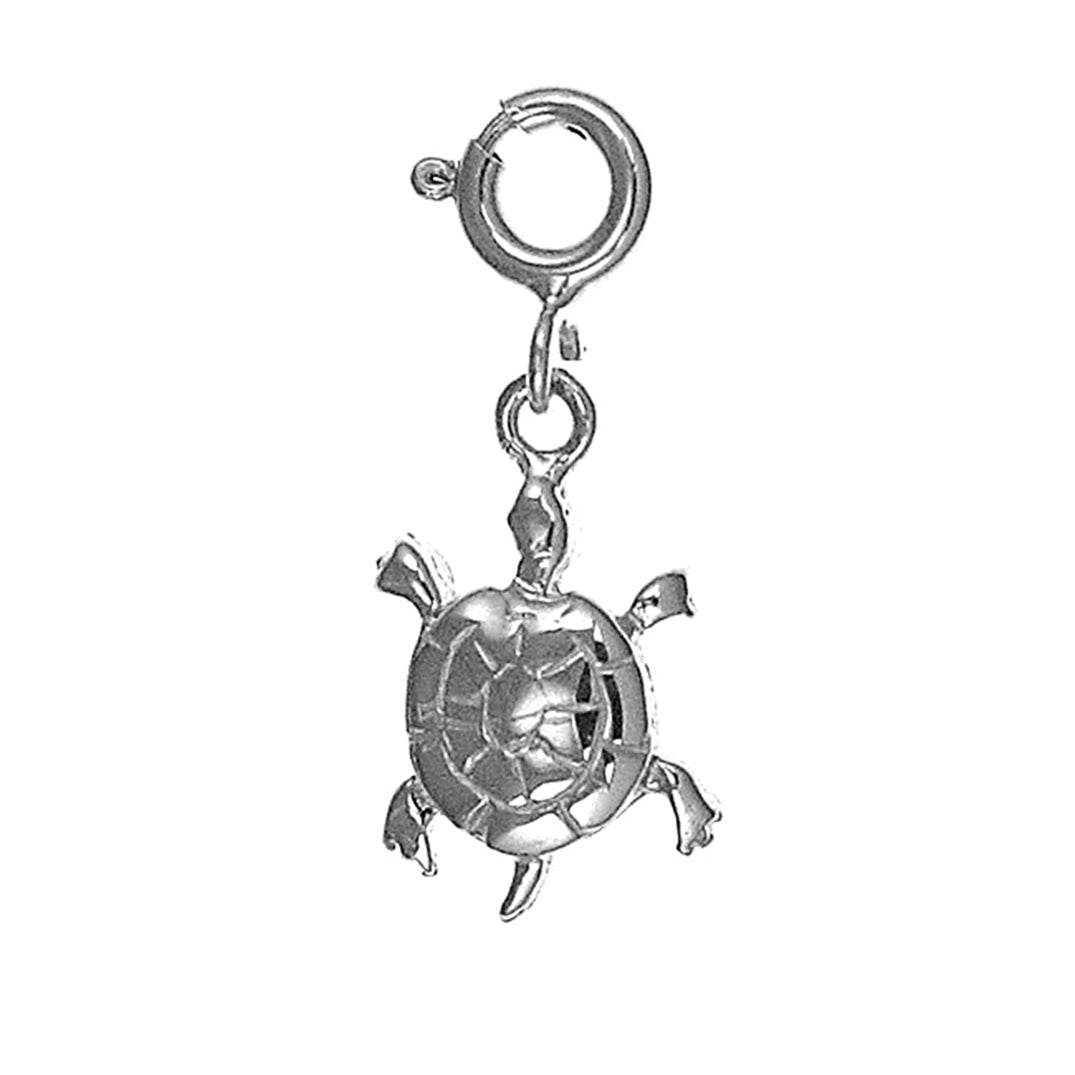 Sterling Silver Turtles Pendant
