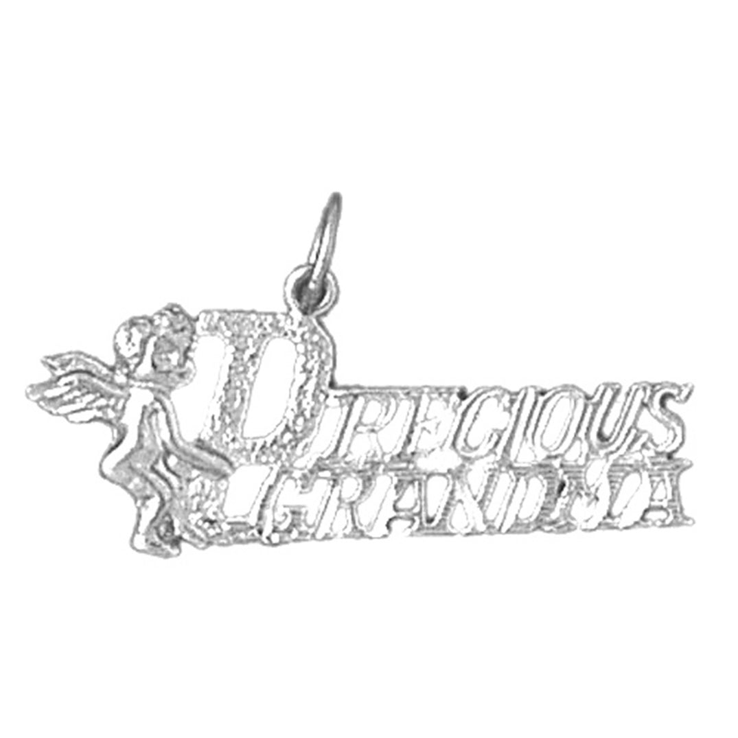 Sterling Silver Precious Grandma Pendant