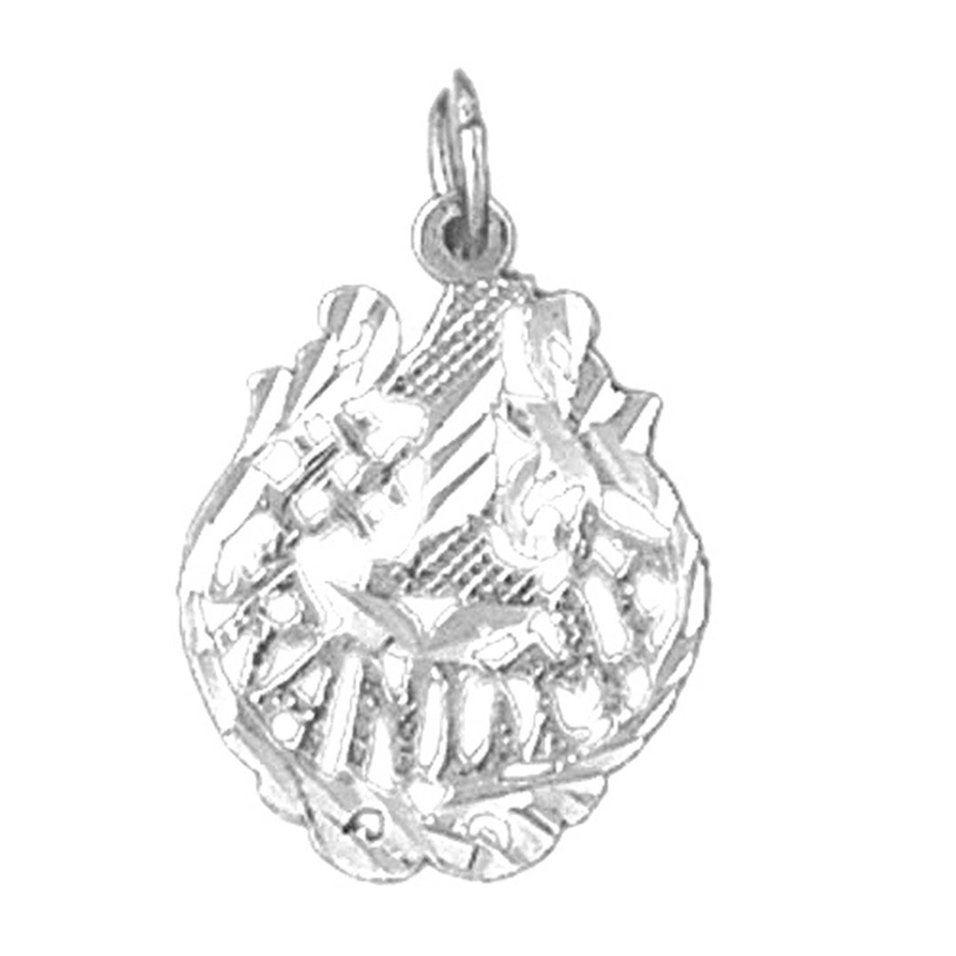 Sterling Silver #1 Grandma Pendant