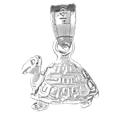 Sterling Silver Turtles Pendant