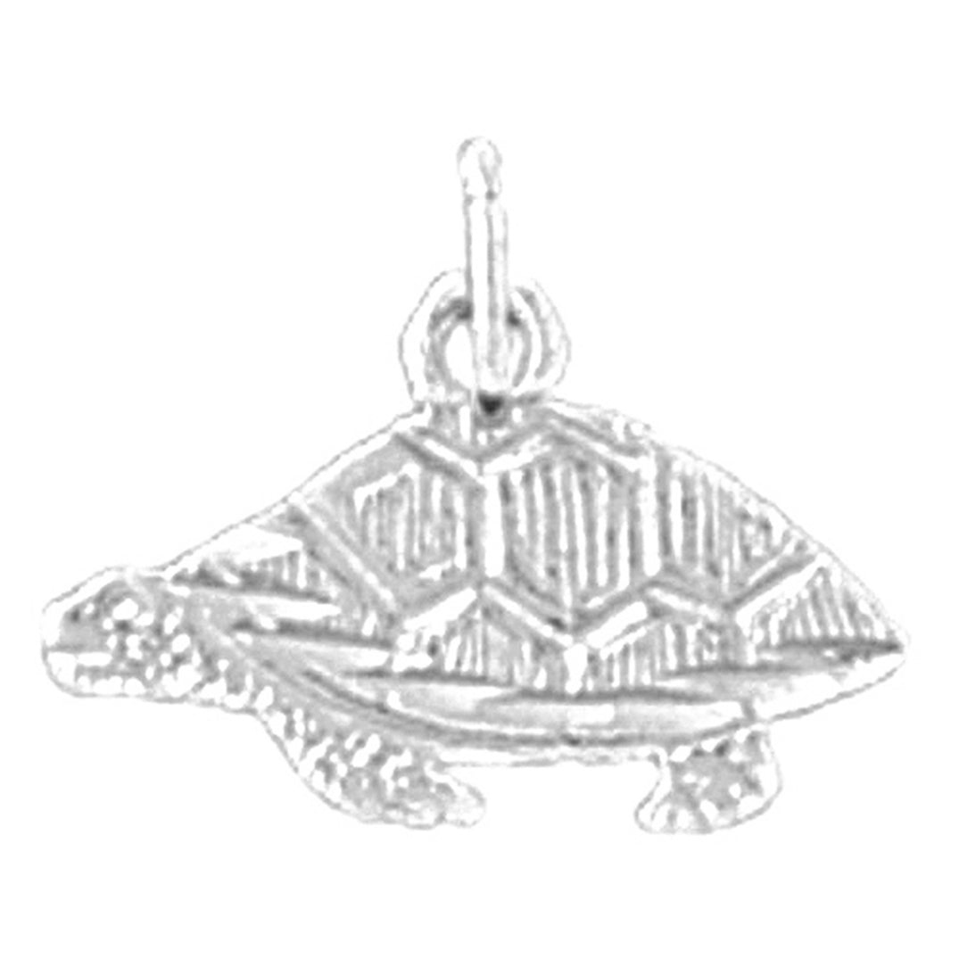 Sterling Silver Turtles Pendant