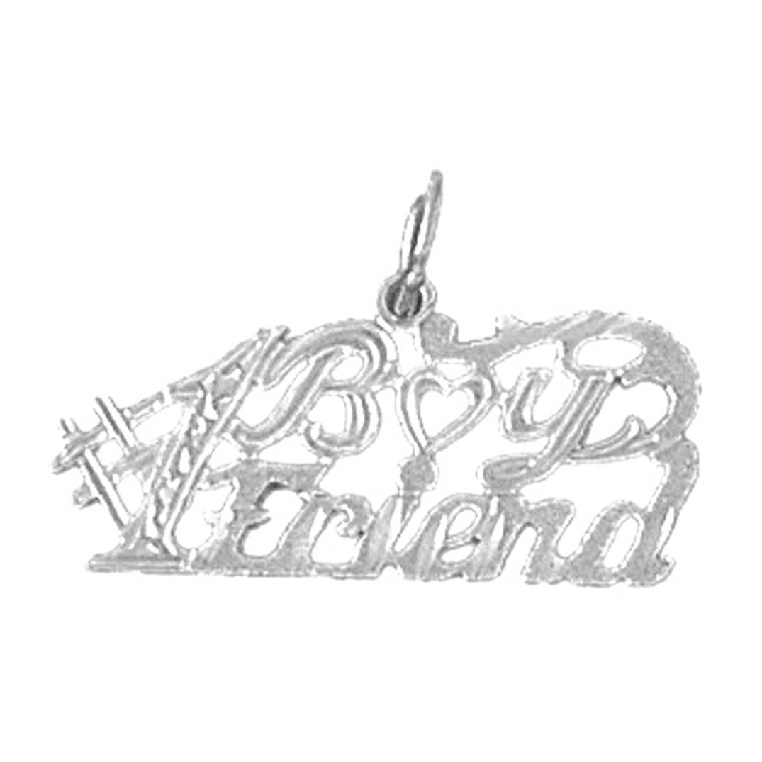 Sterling Silver Saying Pendant