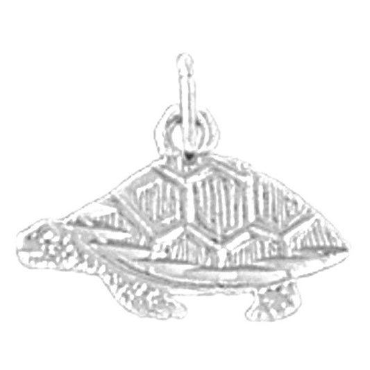 Sterling Silver Turtles Pendant