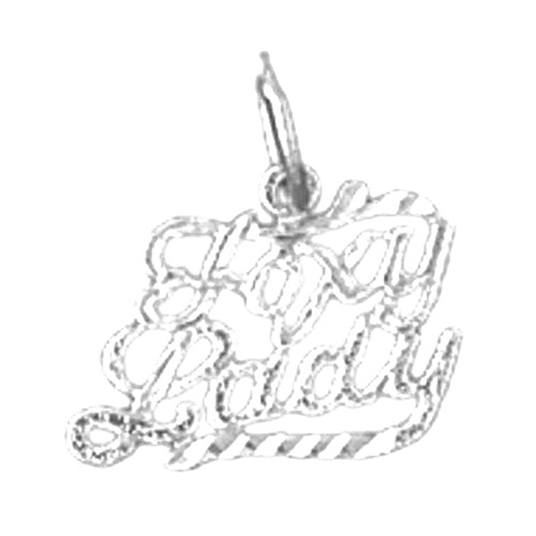 Sterling Silver Saying Pendant