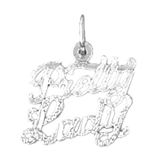 Sterling Silver Saying Pendant