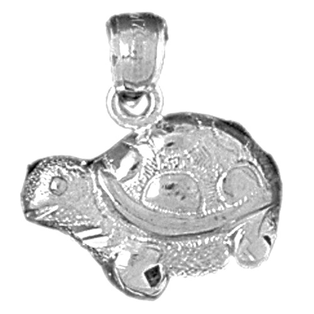 Sterling Silver Turtles Pendant