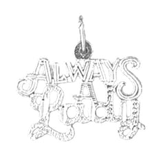 Sterling Silver Saying Pendant