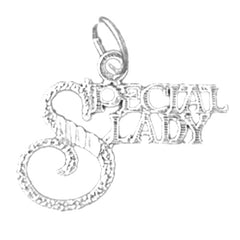 Sterling Silver Saying Pendant