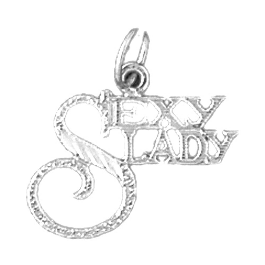 Sterling Silver Saying Pendant