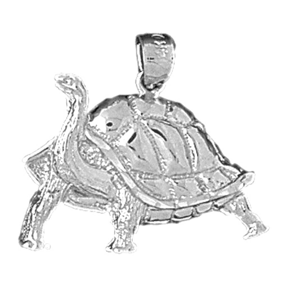 Sterling Silver Turtles Pendant