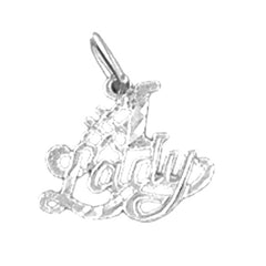 Sterling Silver Saying Pendant