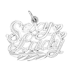Sterling Silver Saying Pendant