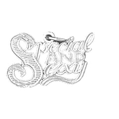 Sterling Silver Saying Pendant