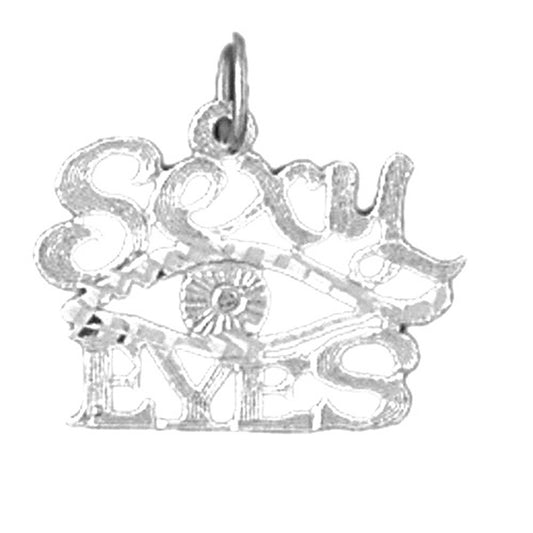 Sterling Silver Saying Pendant