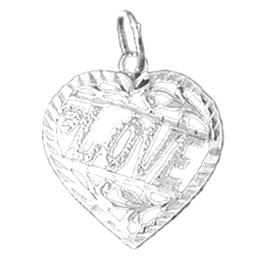 Sterling Silver Love Pendant