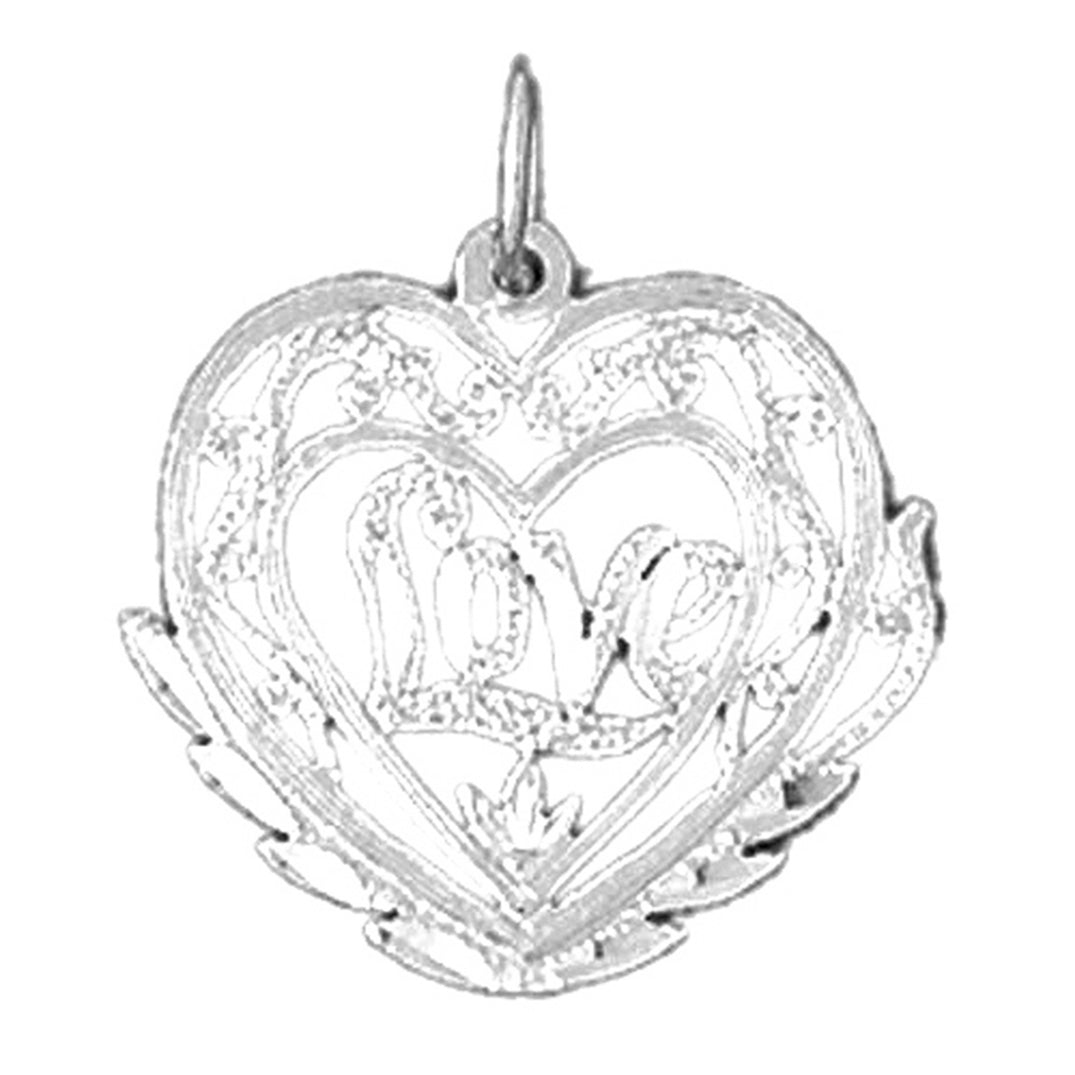 Sterling Silver Love Pendant