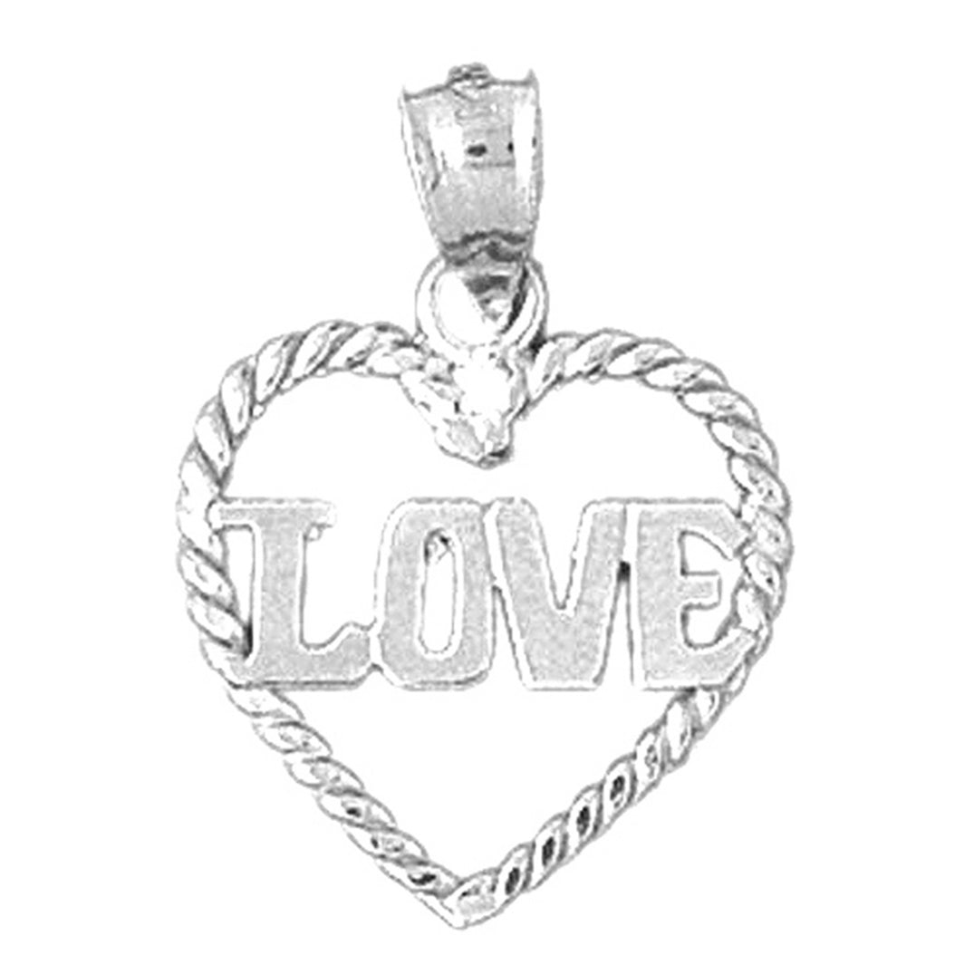 Sterling Silver Love Pendant