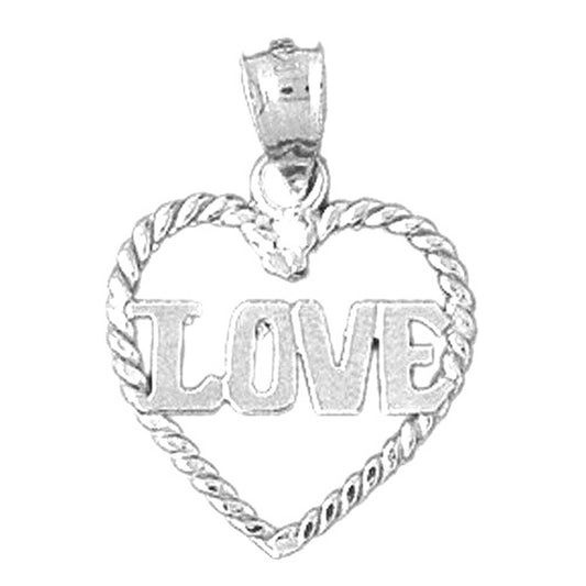 Sterling Silver Love Pendant