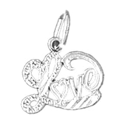 Sterling Silver Love Pendant