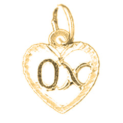 Yellow Gold-plated Silver Ox Pendant