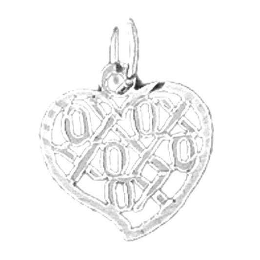 Sterling Silver Xoxo Pendant