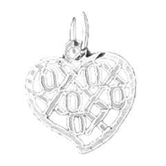 Sterling Silver Xoxo Pendant