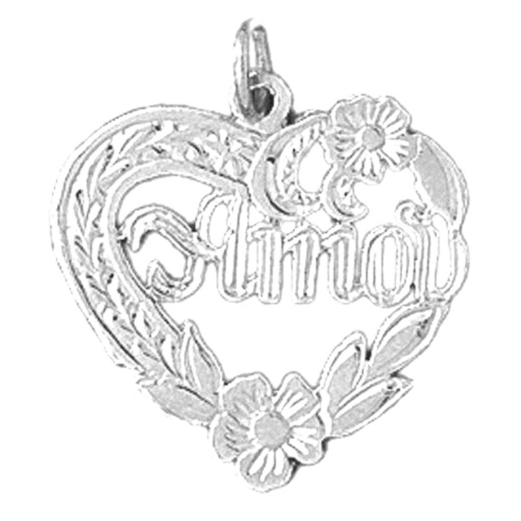 Sterling Silver Amor Pendant