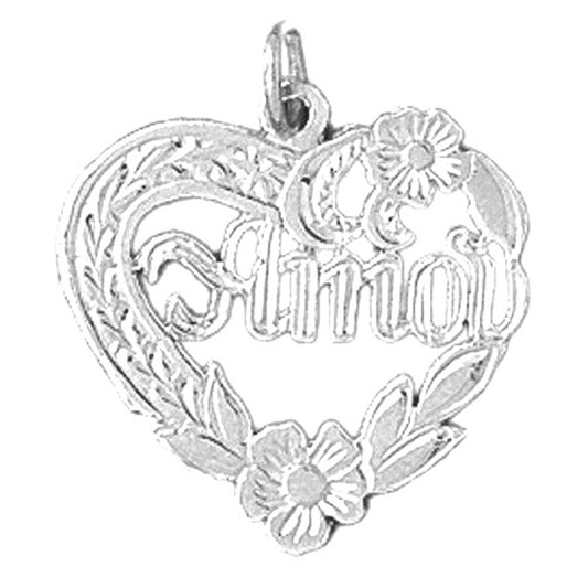Sterling Silver Amor Pendant